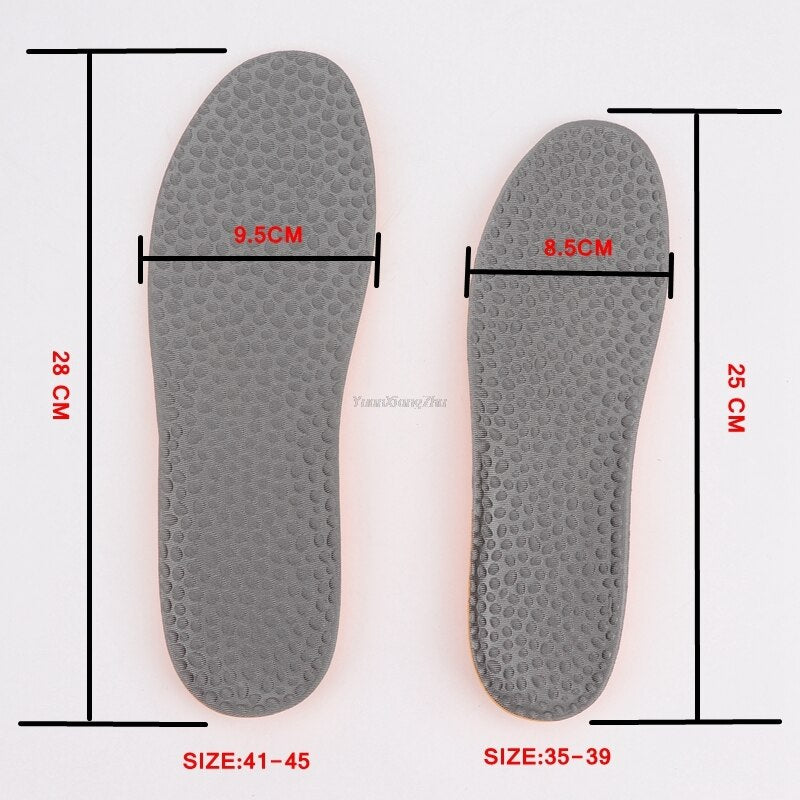 Memory Foam Insoles Providing Excellent Shock Absorption and Cushioning for Feet Relief Sport Insoles Men and Women Everyday Use