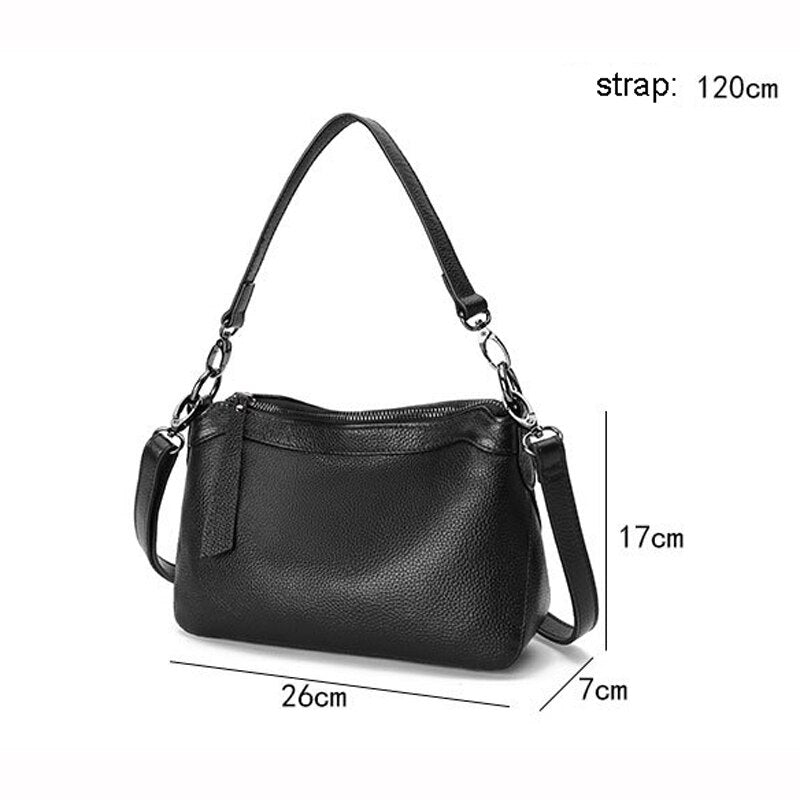 Everyday Use Hobo, Women's Genuine Leather Shoulder Bag, Female Leather Messenger Bag, 100% Real Skin, Cross body  Bag, A479