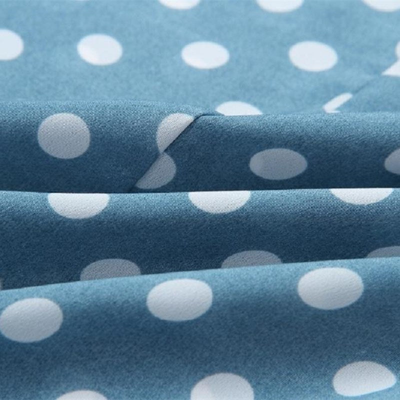 Robe à volants pour femmes, tenue décontractée, Slim, mince, plage, fête, col rond, Mini, motifs à pois, printemps, été, 2021