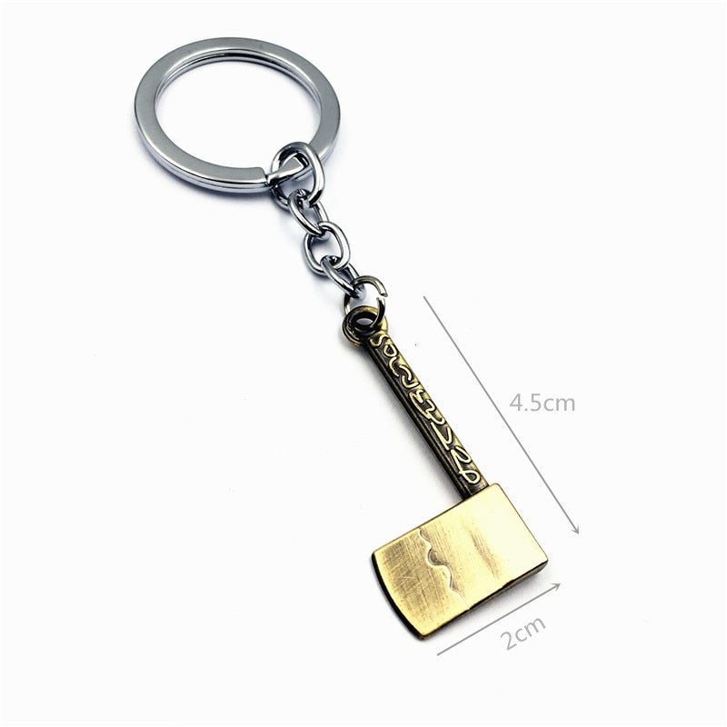 Demon Slayer Sword Keychain Japan Anime Demon Slayer Kimetsu no Yaiba Cartoon Kamado Tanjirou Blade Chaveio Weapons Props Gifts