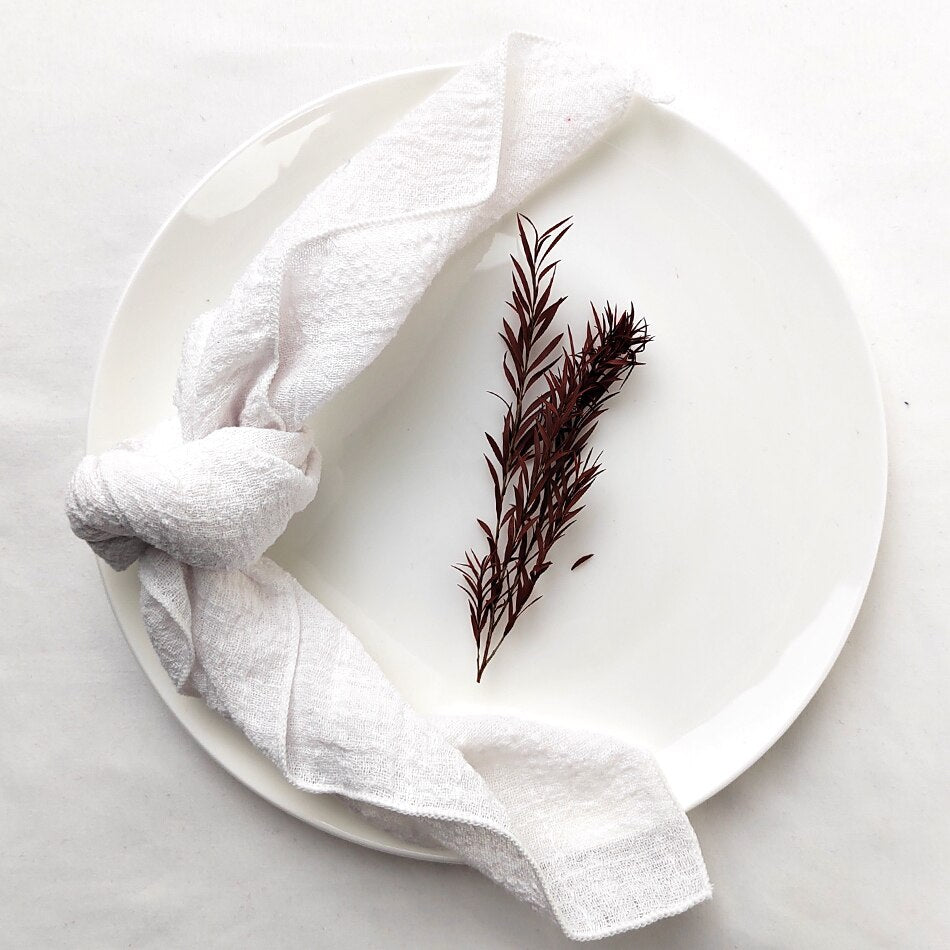 10PCS Sage Green Gauze Crepe Cloth Napkins Pack Pure Cotton Fabric 40x40cm Wedding Decor Everyday Use Dinner Tea Towel