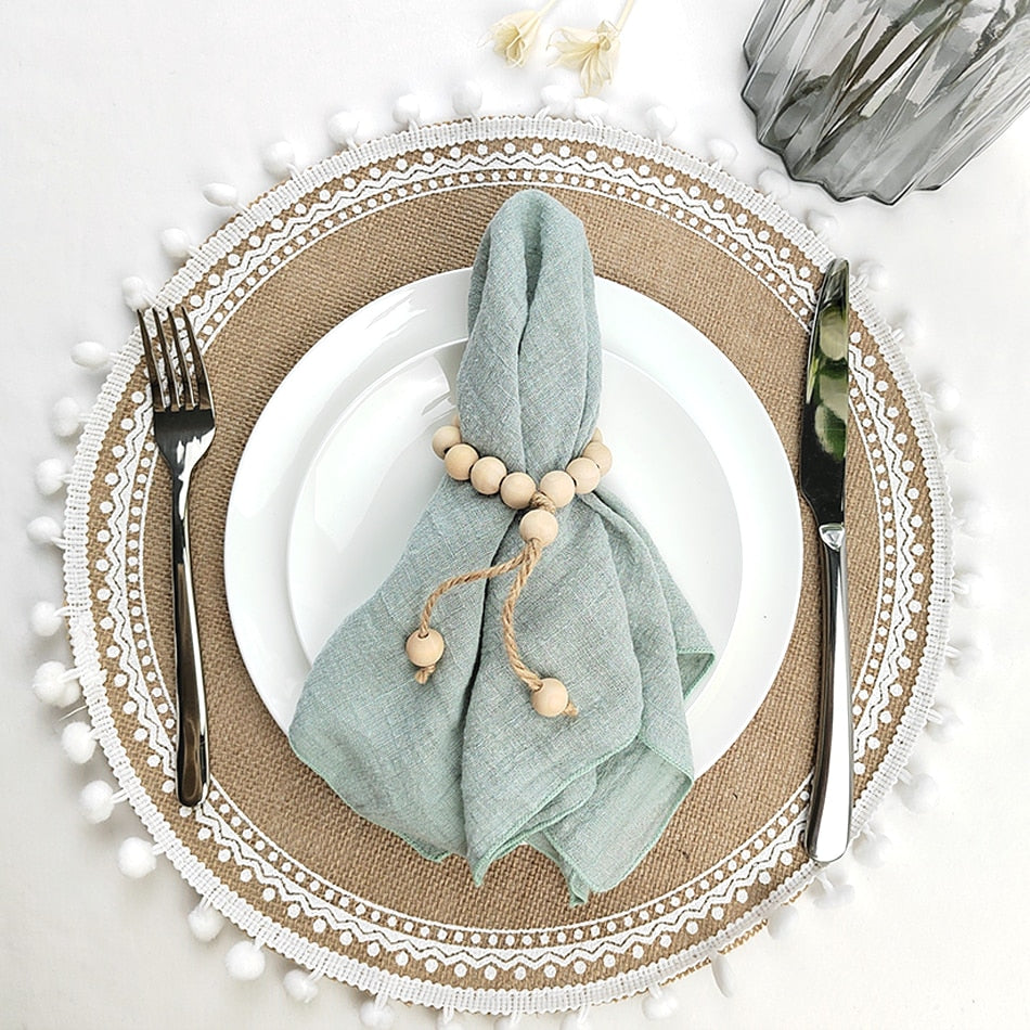 10PCS Sage Green Gauze Crepe Cloth Napkins Pack Pure Cotton Fabric 40x40cm Wedding Decor Everyday Use Dinner Tea Towel