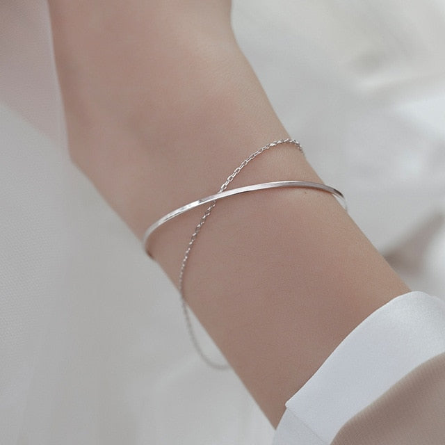 Adjustable Silver Color Dreamcatcher Tassel Feather Round Bead Charm Bracelet &amp;Bangle For Women Elegant Jewelry sl209