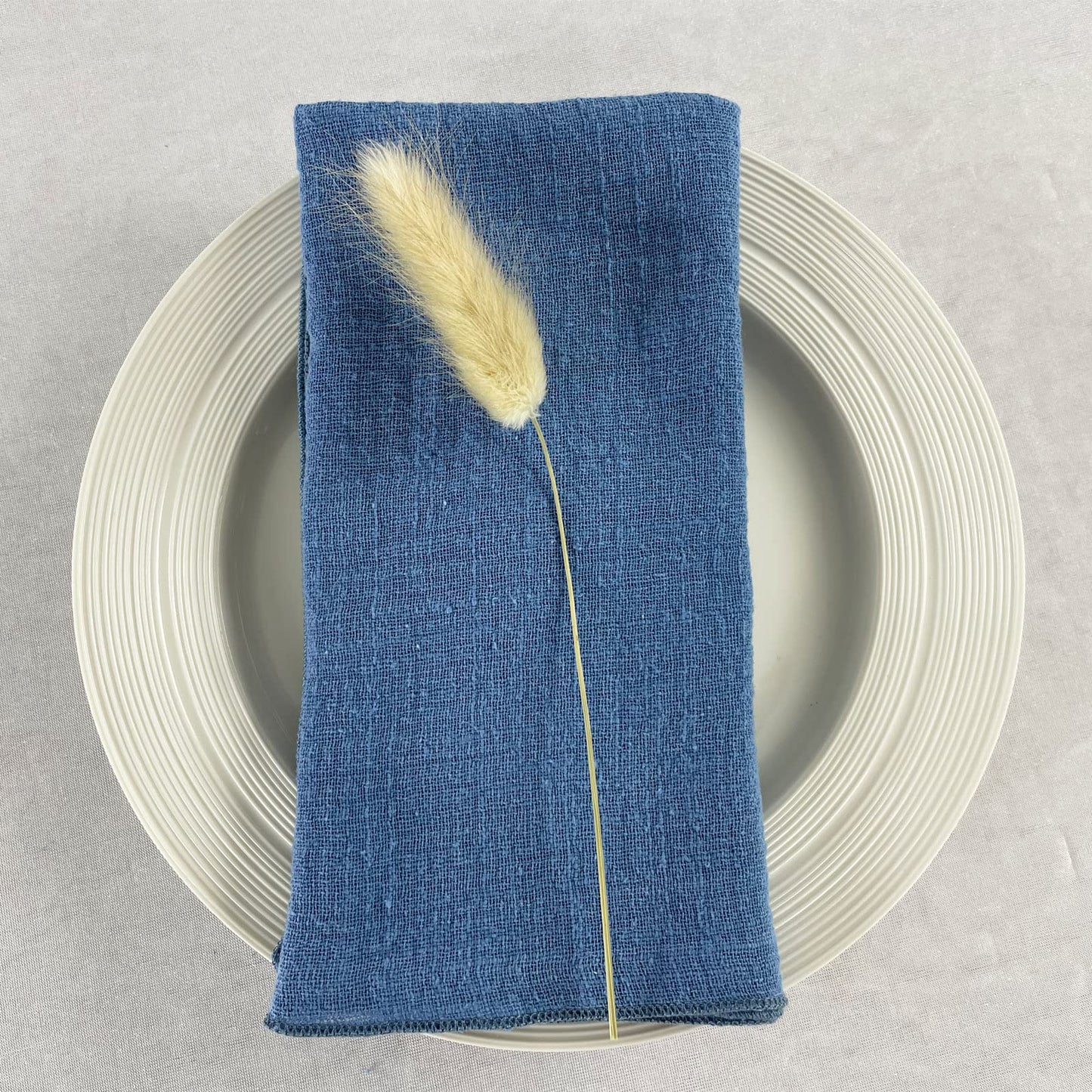 4PCS Decoration Mariage Gauze Crepe Cloth Napkins Pure Cotton Fabric Wedding Decor Everyday Use Dinner Tea Towel Table Village