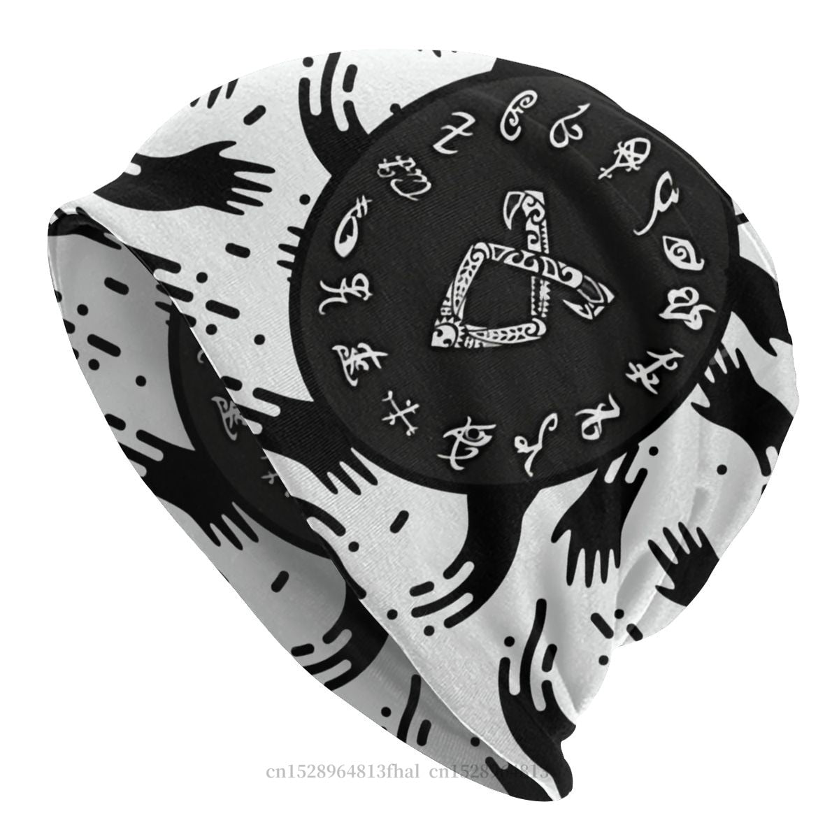 Bonnet Hats Viking Ragnar Lothbrok Men Women&#39;s Knitting Hat Tree Of With Triquetra Winter Warm Cap Street Skullies Beanies Caps