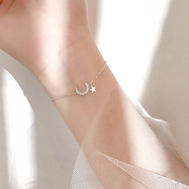 Adjustable Silver Color Dreamcatcher Tassel Feather Round Bead Charm Bracelet &amp;Bangle For Women Elegant Jewelry sl209
