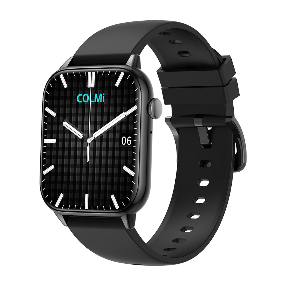 COLMI C60 Smartwatch 1.9 inch Full Screen Bluetooth Calling Heart Rate Sleep Monitor 100 Sport Models Smart Watch For Men Women