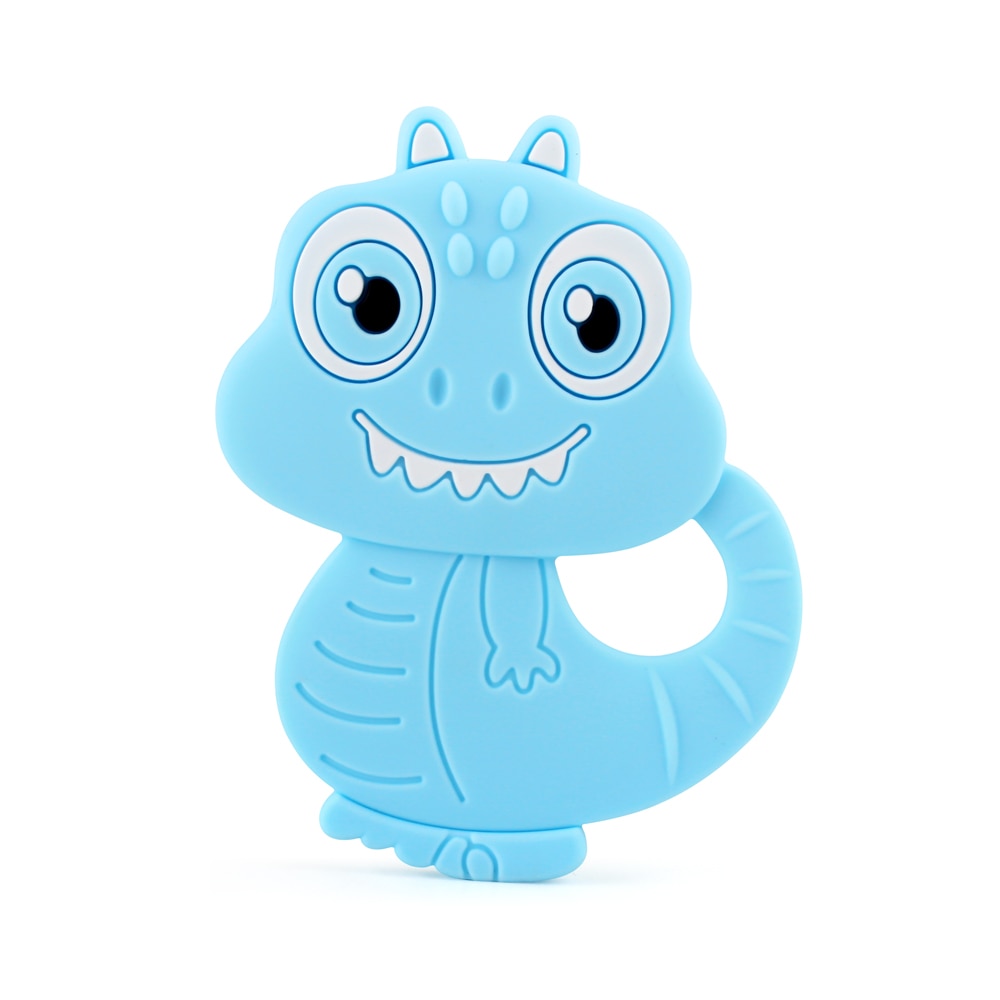 Keep&amp;Grow 1pcs Baby Animal Silicone Teethers Dog Dinosaur Koala Baby Teething Product Accessories For Pacifier Chains BPA Free