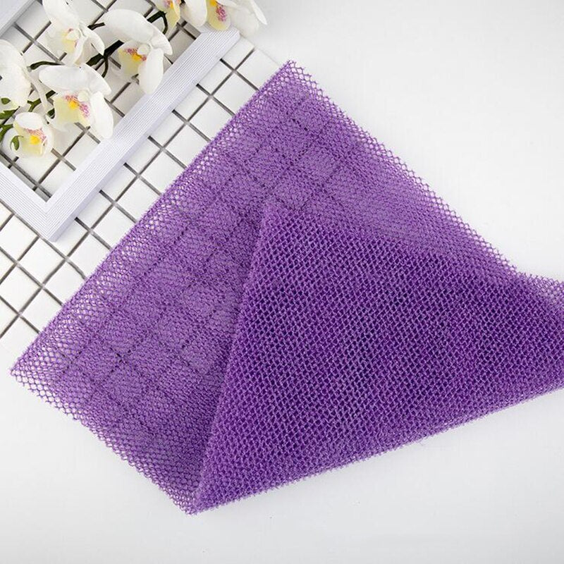 6 Pieces African Mesh Sponge African Body Exfoliator Mesh Body Scrub Back Cleaner Great for everyday use or stocking fillers