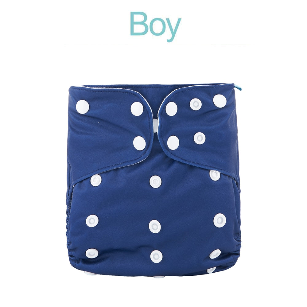 Happyflute 2023 4pcs/set Washable Eco-friendly Baby Cloth Diaper Ecological Adjustable Nappy Reusable Diaper Fit 0-2year 3-15kg