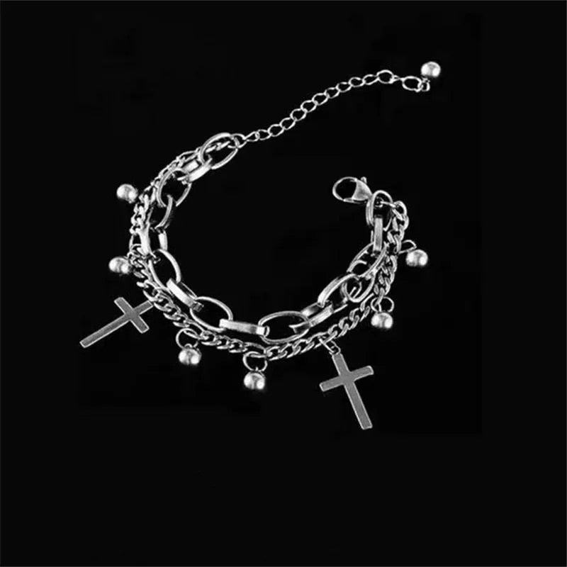 Adjustable Silver Color Dreamcatcher Tassel Feather Round Bead Charm Bracelet &amp;Bangle For Women Elegant Jewelry sl209