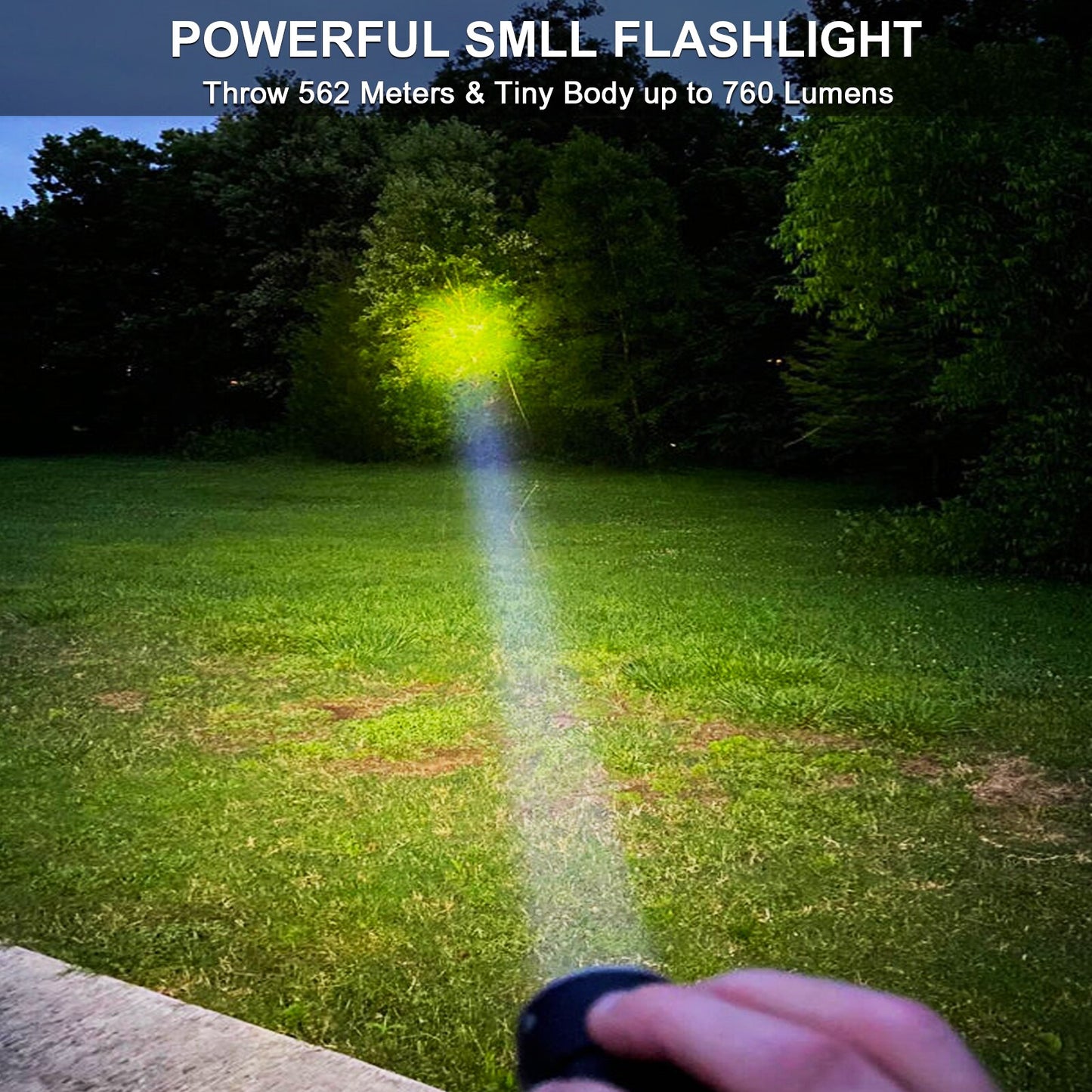 ACEBEAM E10 LED Flashlight 760 High Lumens 562 Meters Long Rang Compact Portable Rechargeable EDC Flashlight for Every Day Use