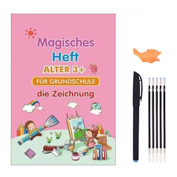 Free Shipping SANK Copybooks Pen Magic Copy Book Free Wiping Children&#39;s Kids Writing Sticker Practice Copybook For Calligraphy