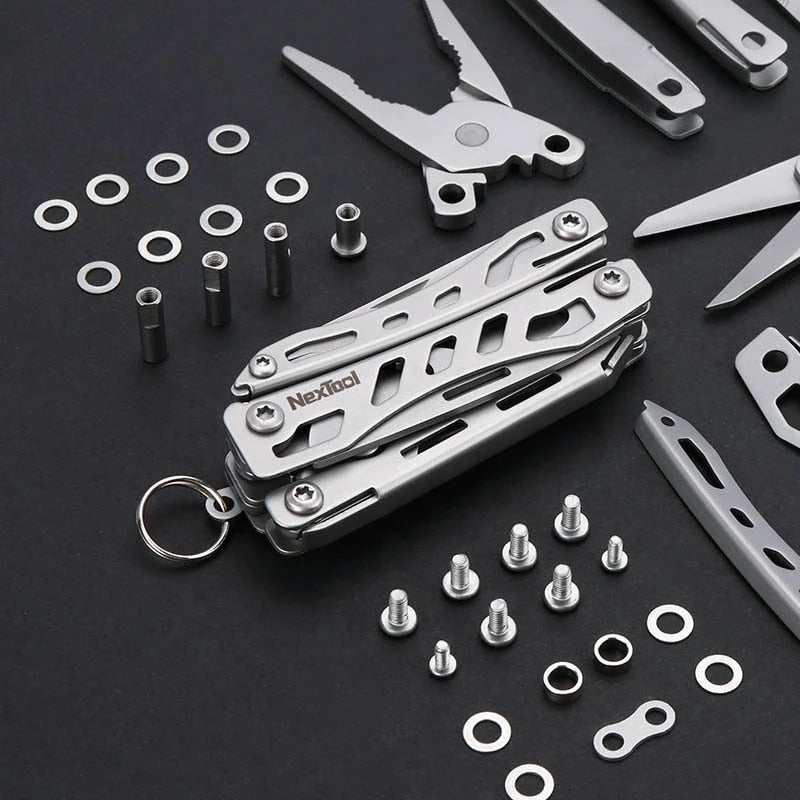 NexTool Mini Flagship 10 IN 1 Multi Functional Tool Folding EDC Hand Tool Screwdriver Pliers Bottle Opener Outdoor