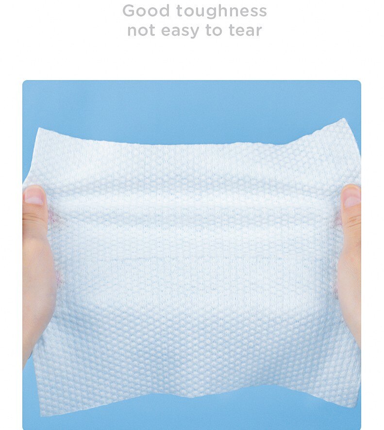 100PCS Disposable Wash Face Towel, Clean Face Towel, Make of Cotton, Remove Makeup Towel, Wash Facial Tissue