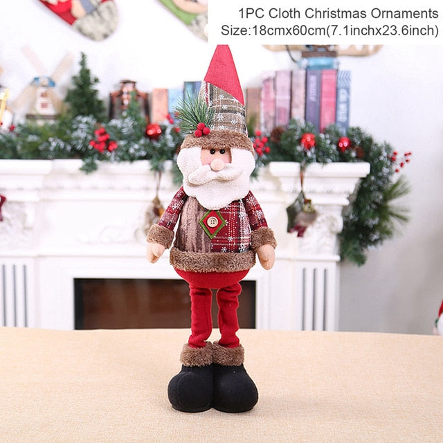 Christmas Doll Ornaments Merry Christmas Decorations For Home Table Decor Xmas Gift 2023 Navidad Happy New Year Decor 2023 Noel
