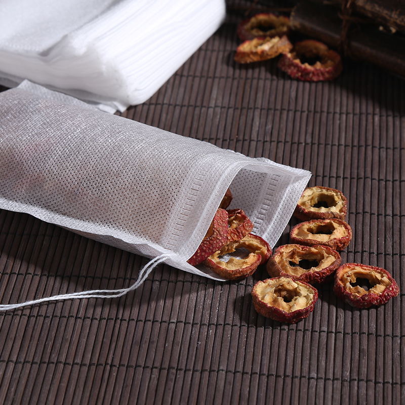 100pcs Tea Bags Non-woven Fabric Tea Filter Bags for Spice Tea Infuser with String Heal Seal Disposable Teabags Empty Tea Bags