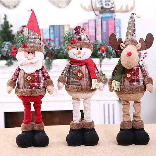Christmas Doll Ornaments Merry Christmas Decorations For Home Table Decor Xmas Gift 2023 Navidad Happy New Year Decor 2023 Noel