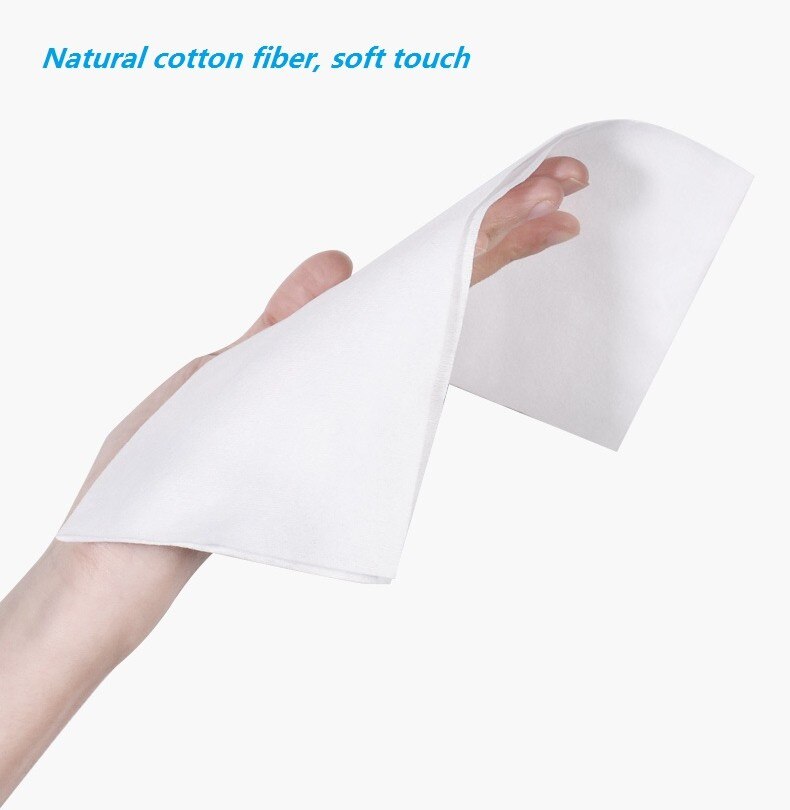 100PCS Disposable Wash Face Towel, Clean Face Towel, Make of Cotton, Remove Makeup Towel, Wash Facial Tissue