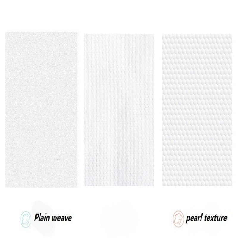 100PCS Disposable Wash Face Towel, Clean Face Towel, Make of Cotton, Remove Makeup Towel, Wash Facial Tissue