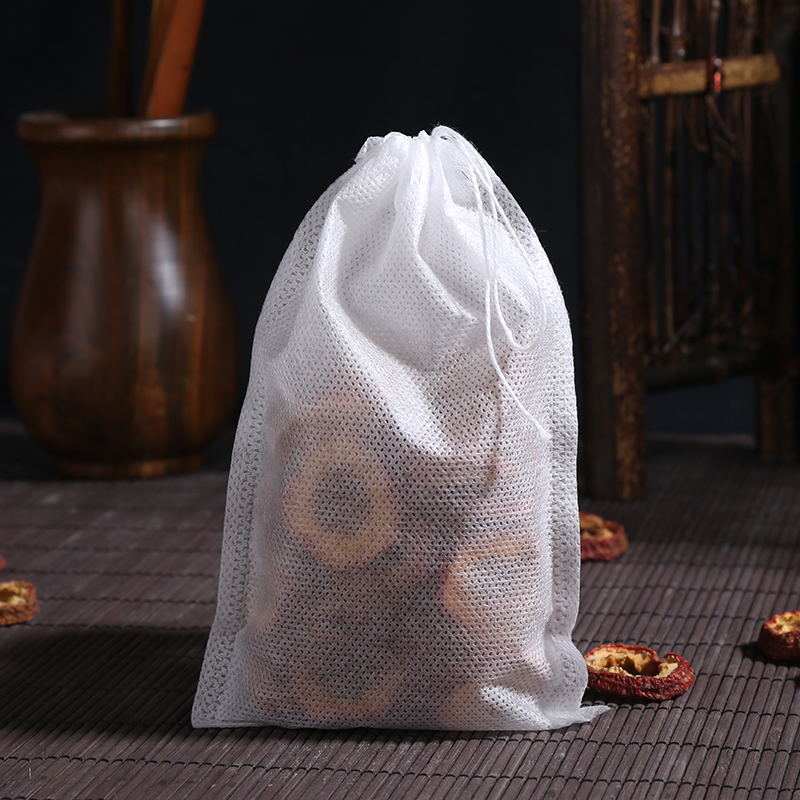 100pcs Tea Bags Non-woven Fabric Tea Filter Bags for Spice Tea Infuser with String Heal Seal Disposable Teabags Empty Tea Bags