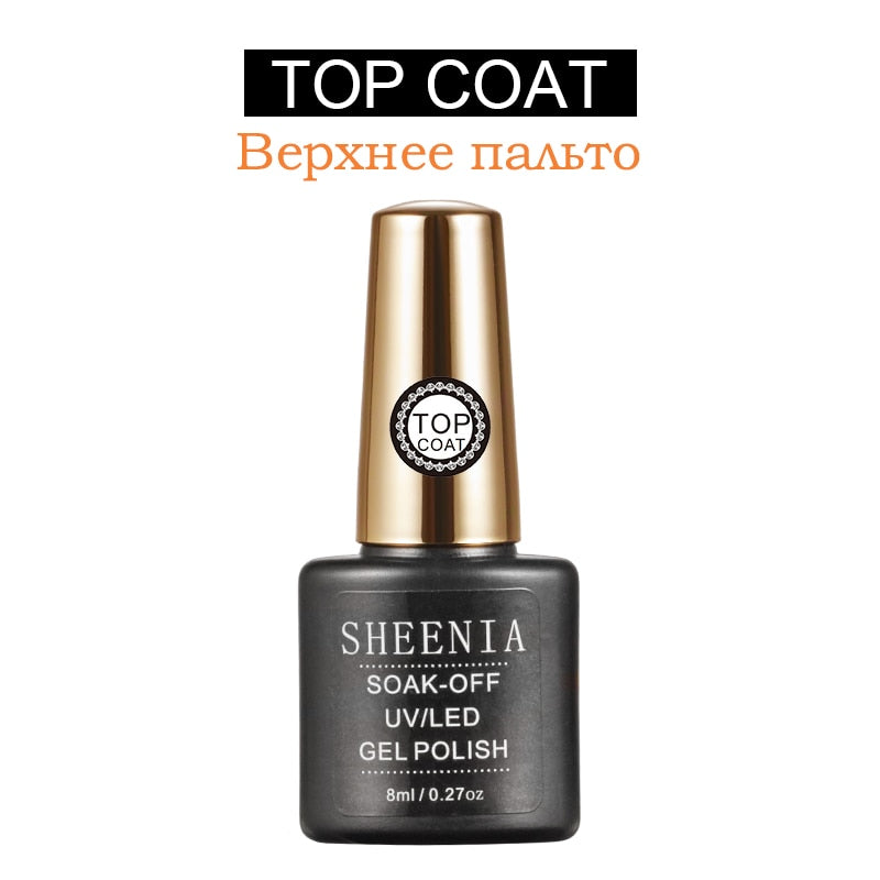 UV Gel Varnish Nail Polish Set For Manicure Gellak Semi Permanent Hybrid Nails Art Off Prime White Gel Nail Polish Top Coat
