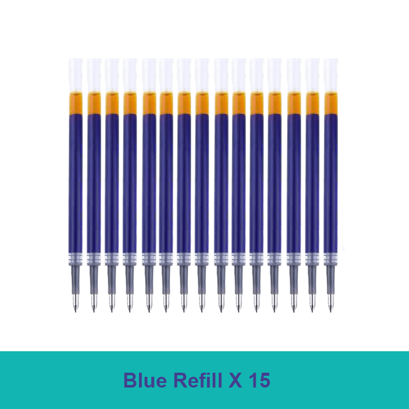 30PCS Gel Pen Set School supplies Black Blue Red ink Color 0.5mm Ballpoint pen Kawaii pen Students School Office Stationery
