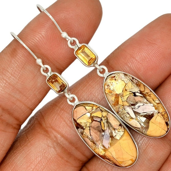 Vintage Ethnic Flower Drop Hanging Earring for Women Tredn Fashion Lovely Ear Pendant Dangle Earrings Jewelry Accessories