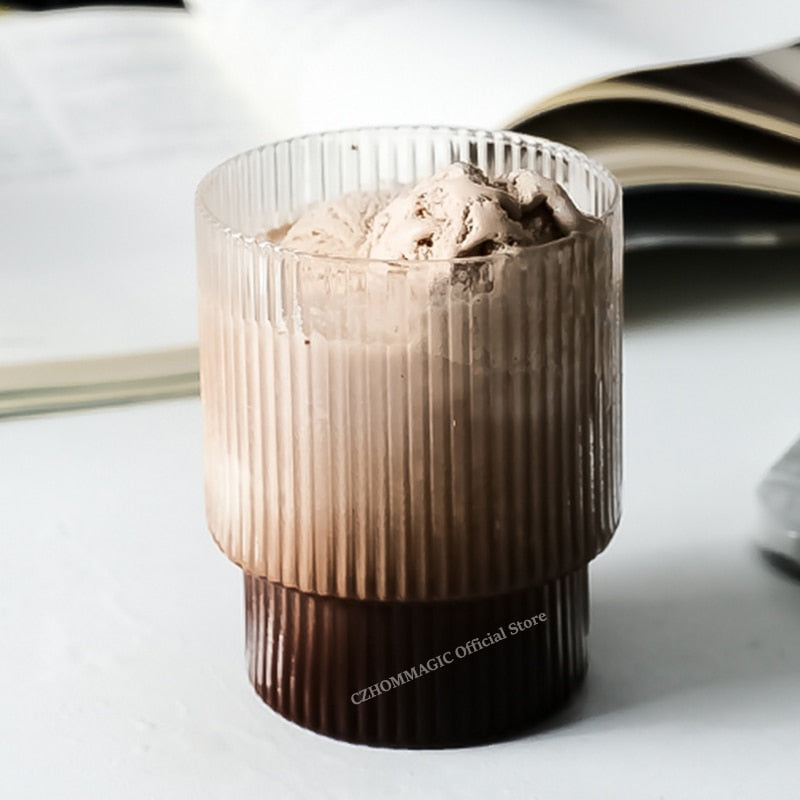 6/4/2/1Pcs American Coffee Mug Heat-Resistant Glass Cups Transparent Tea Mug Water Cup for Drinking Milk Beertea Juice Tumblers