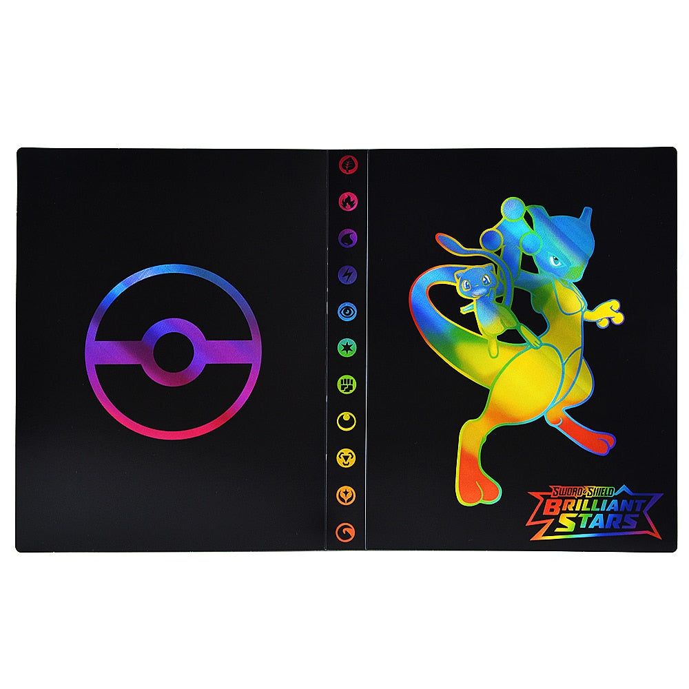Pokemon Album Cards Book Map Letter Holder Binder Cartoon TAKARA TOMY New Anime 240PCS VMAX GX EX Collection Folder Kid Toy Gift