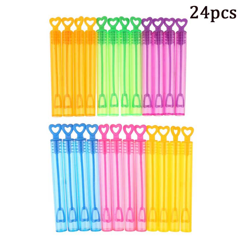48/60/100pcs Funny Children Outdoor Soap Bubble Bottles Toys Home Wedding Decor Kids Toys Handmade Bubble Machine