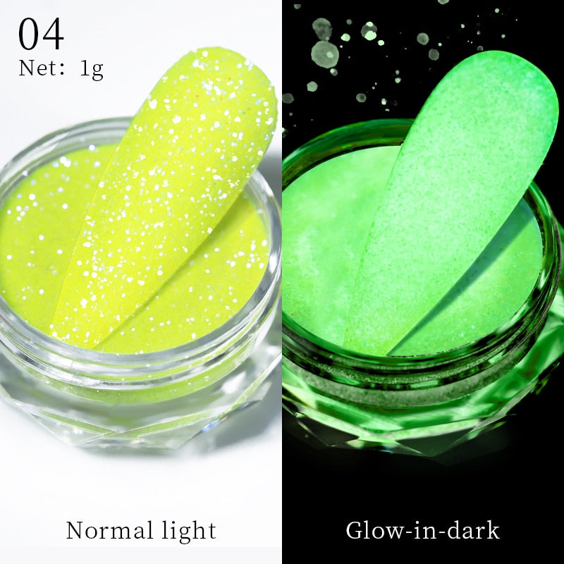 1Box Nail Mirror Glitter Powder Metallic Colorful Dust Metal Effect Nail Glitter Gold Nail Art UV Gel Polish Chrome Flakes Dust