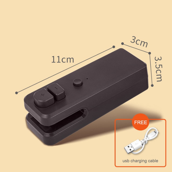 2022 New Upgraded USB Charging Bag Sealing Machine Portable Magnetic Suction Food Snack Plastic Bag Sealer Quickly Seal Open Bag