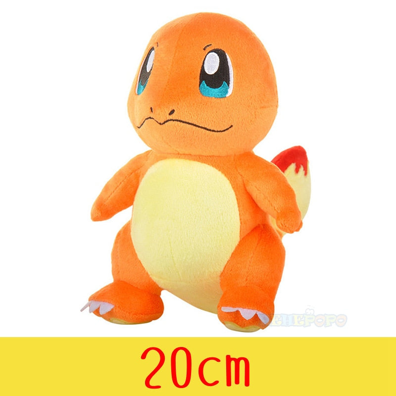 40 Styles Pokemon Plush Charmander Squirtle Pikachu Plush Bulbasaur Anime Stuffed Animal Toy Peluche Pokemon Doll Gift for Kid