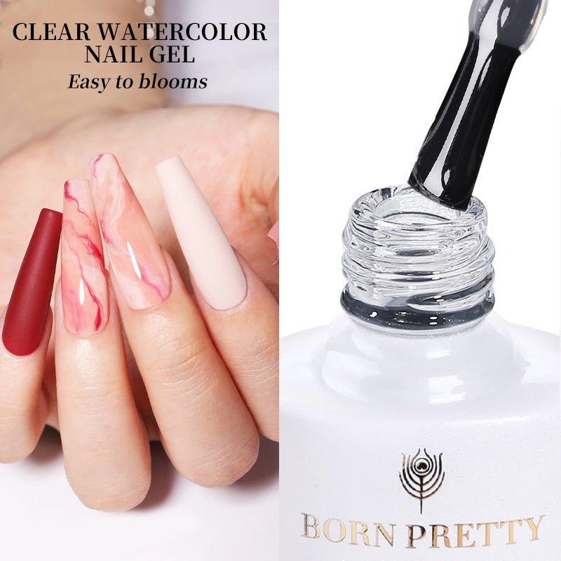BORN PRETTY Milky Pink Quick Extension Gel Nail Polish Rubber Base Gel Camouflage Color Coat Semi Permanent Nails Art Gels 7ml