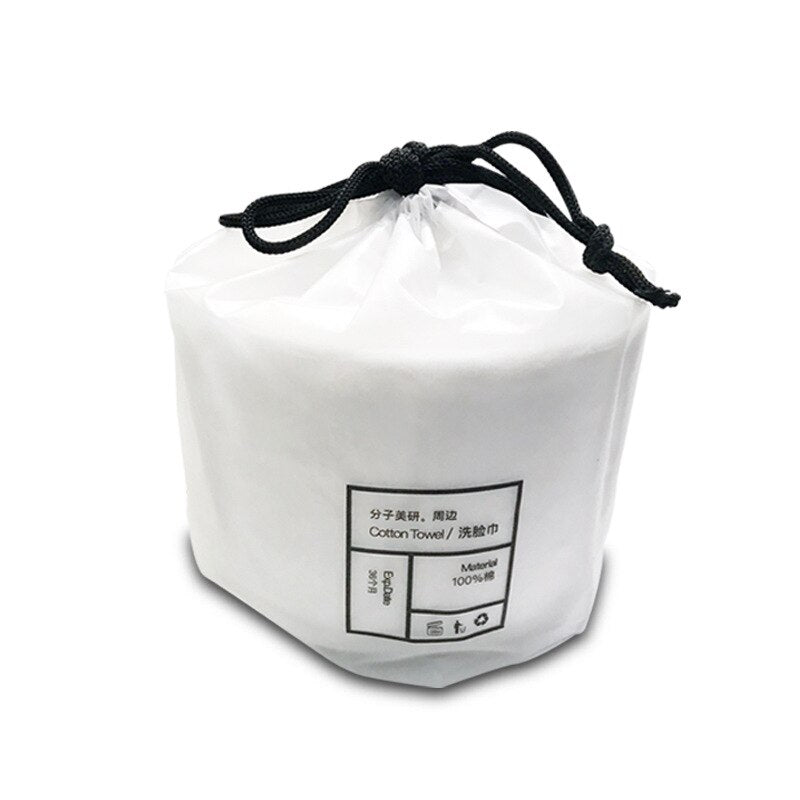 TECHOME Disposable Face Towels Bathroom Cotton Facial Tissue Makeup Remover Wipes Dry Wet Skincare Roll Paper Multi Choices 1Bag
