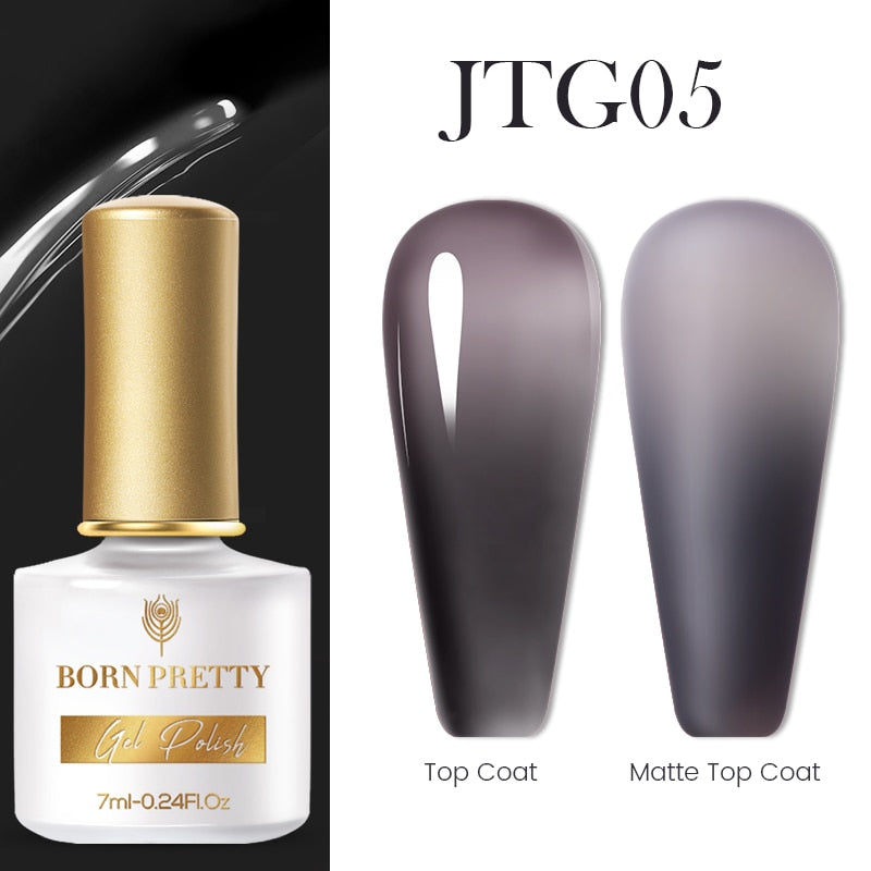 BORN PRETTY Milky Pink Quick Extension Gel Nail Polish Rubber Base Gel Camouflage Color Coat Semi Permanent Nails Art Gels 7ml