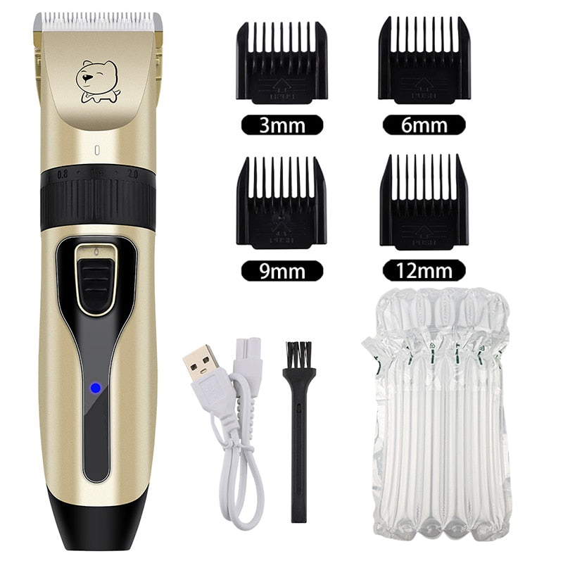 Electric Dog Clippers Professional Pet Hair Trimmer Dogs Grooming Hairdresser Hair Cutter Cat Hair Cutting Remover Machine Kit
