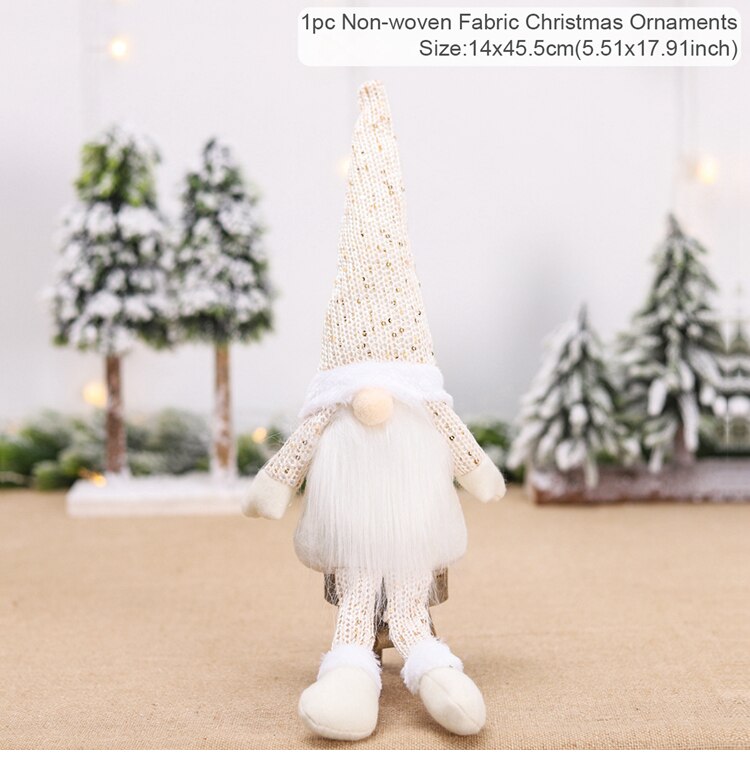 Gnome Christmas Faceless Doll Merry Christmas Decorations For Home Cristmas Ornament Xmas Navidad Natal New Year 2023