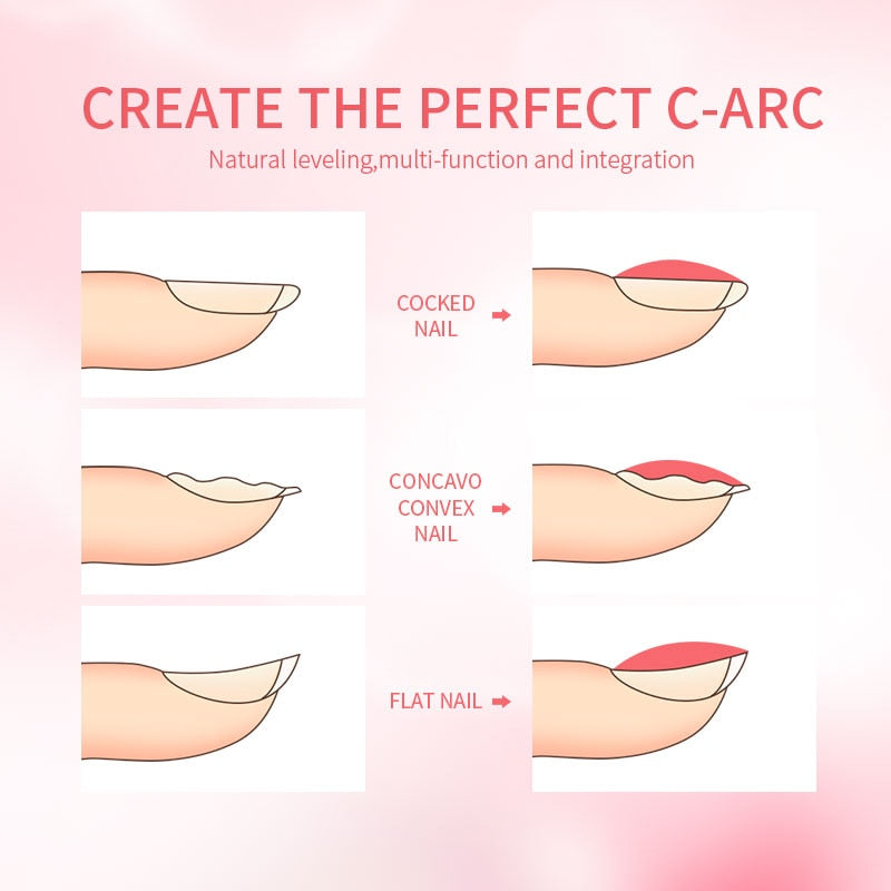 BORN PRETTY Milky Pink Quick Extension Gel Nail Polish Rubber Base Gel Camouflage Color Coat Semi Permanent Nails Art Gels 7ml