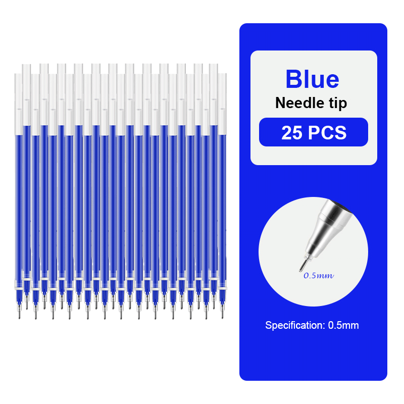 30PCS Gel Pen Set School supplies Black Blue Red ink Color 0.5mm Ballpoint pen Kawaii pen Students School Office Stationery