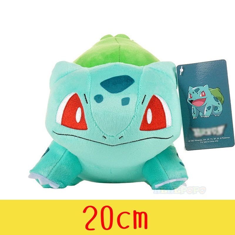 40 Styles Pokemon Plush Charmander Squirtle Pikachu Plush Bulbasaur Anime Stuffed Animal Toy Peluche Pokemon Doll Gift for Kid
