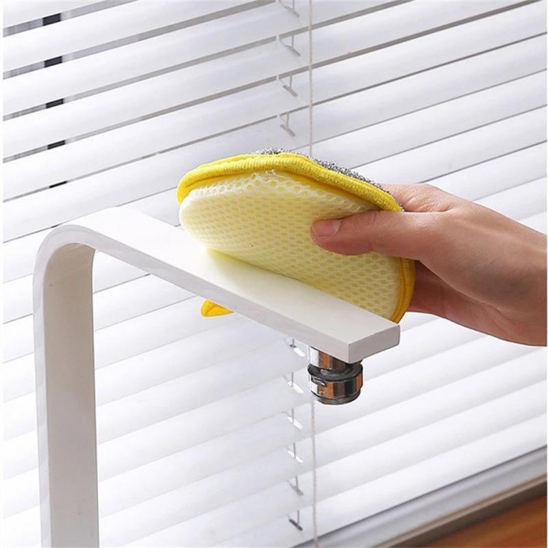 5Pcs Double Side Dishwashing Sponge Dish Washing Brush Pan Pot Dish Wash Sponges Household Cleaning Kitchen Tools