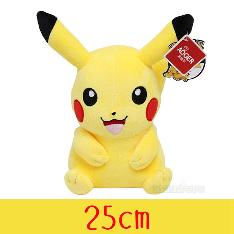 40 Styles Pokemon Plush Charmander Squirtle Pikachu Plush Bulbasaur Anime Stuffed Animal Toy Peluche Pokemon Doll Gift for Kid