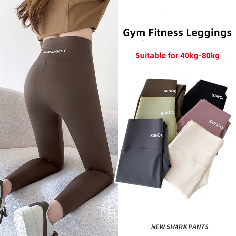 High Waist Yoga Warm Leggins Sports Tights Thermal Woman Running Pants Sexy Butt Lifting Leggings Push Up Panties Gym Fitness