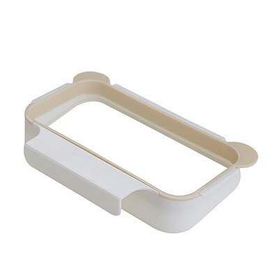 Garbage Bag Holder Kitchen Cabinet Door Basket Hanging Trash Can Waste Bin Garbage Rack Tool Storage Holder Kitchen Organizer