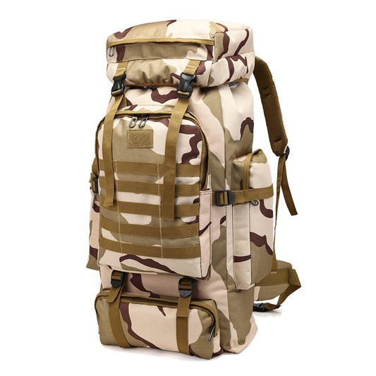 80L Outdoor Tactical Backpack Waterproof Large Sport survival gear Hiking Camping Military Bag Rucksack survival gear Camping