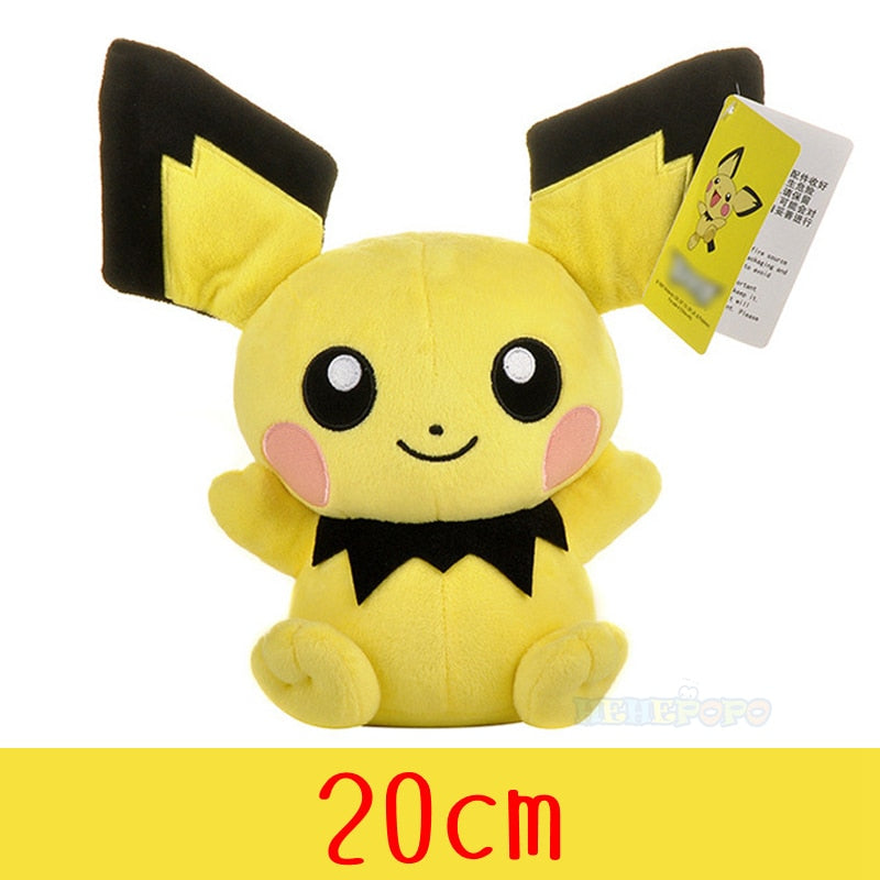 40 Styles Pokemon Plush Charmander Squirtle Pikachu Plush Bulbasaur Anime Stuffed Animal Toy Peluche Pokemon Doll Gift for Kid