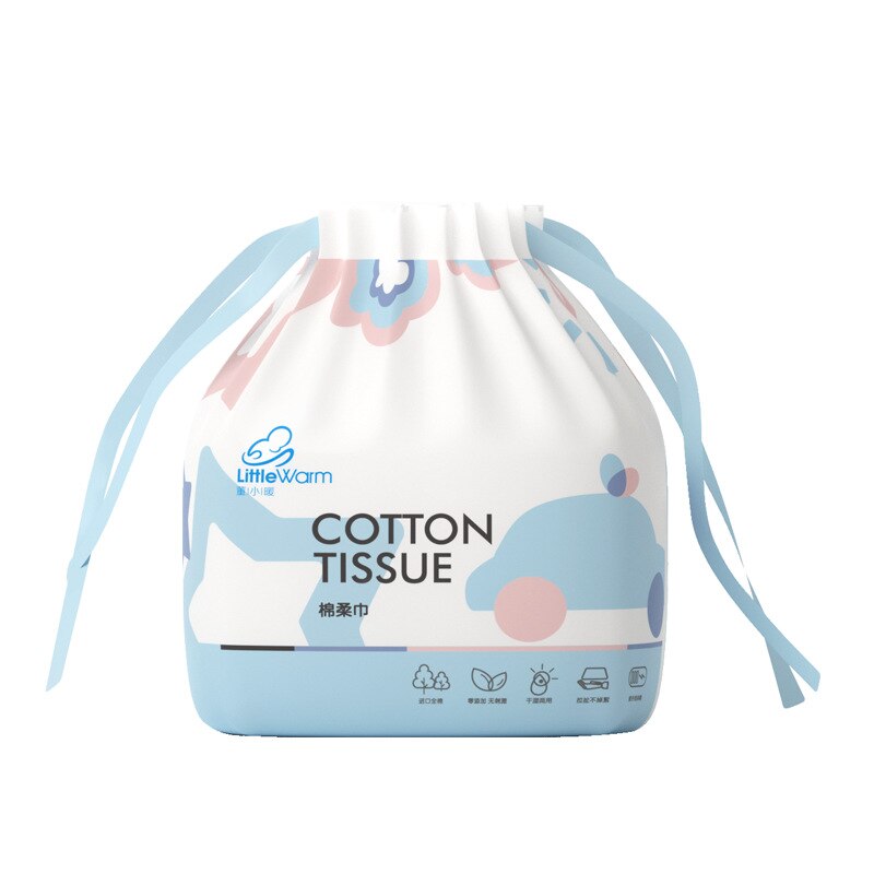 TECHOME Disposable Face Towels Bathroom Cotton Facial Tissue Makeup Remover Wipes Dry Wet Skincare Roll Paper Multi Choices 1Bag