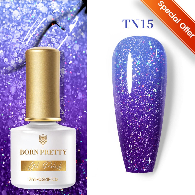 BORN PRETTY Milky Pink Quick Extension Gel Nail Polish Rubber Base Gel Camouflage Color Coat Semi Permanent Nails Art Gels 7ml